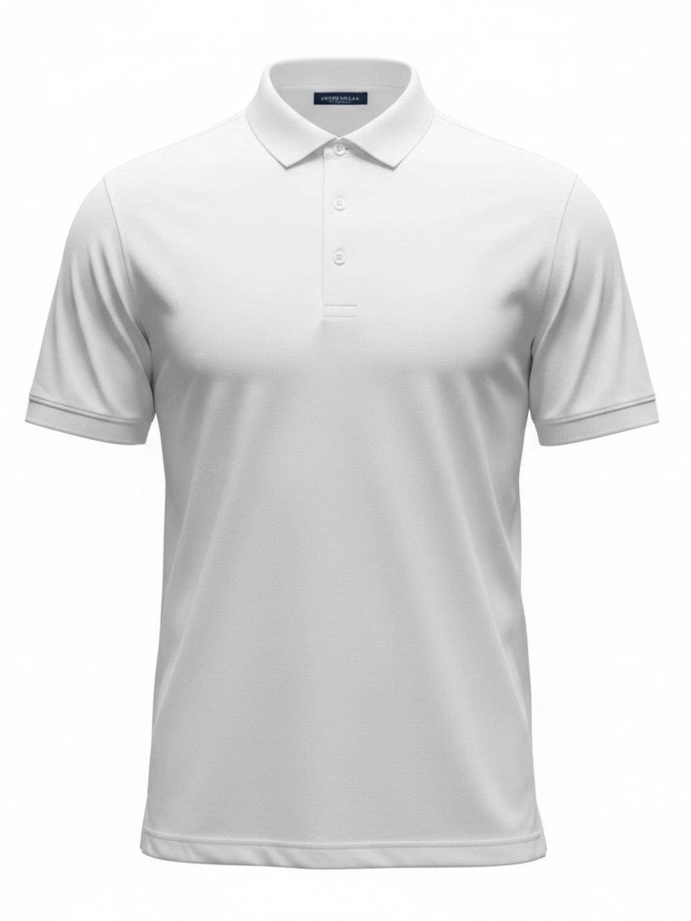 NWT Peter Millar Summer Comfort White Performance Golf Polo Men’s Large
